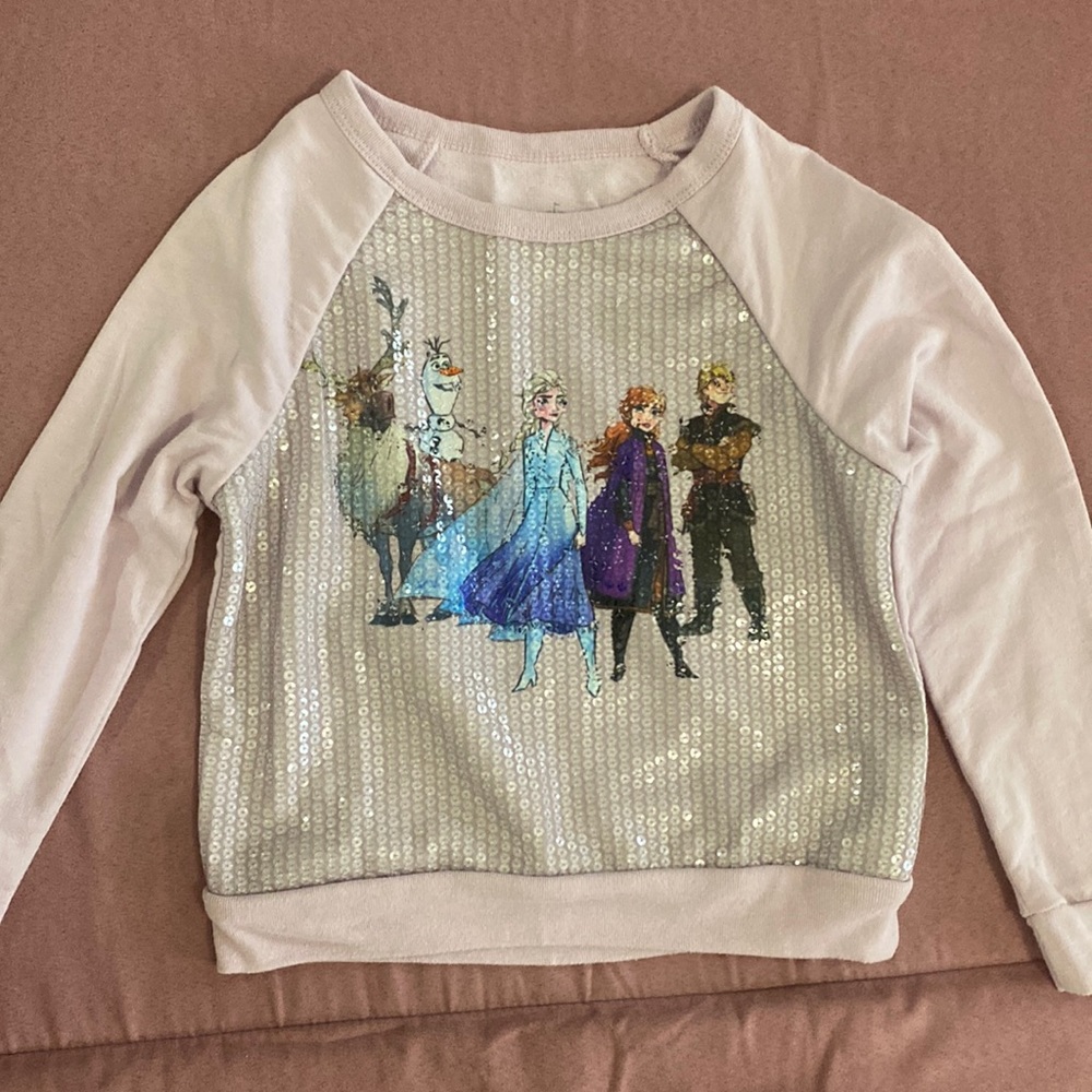 Disney Frozen Sequined Sweatshirt